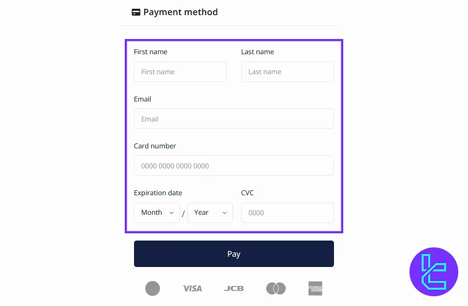 Final payment for IQcent Visa/MasterCard deposit