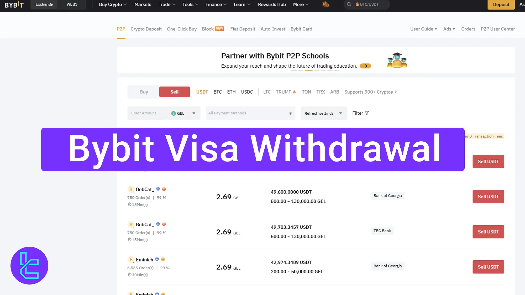 Bybit Visa Withdrawal 2025 [Convert Crypto to Fiat in 15 Minutes]