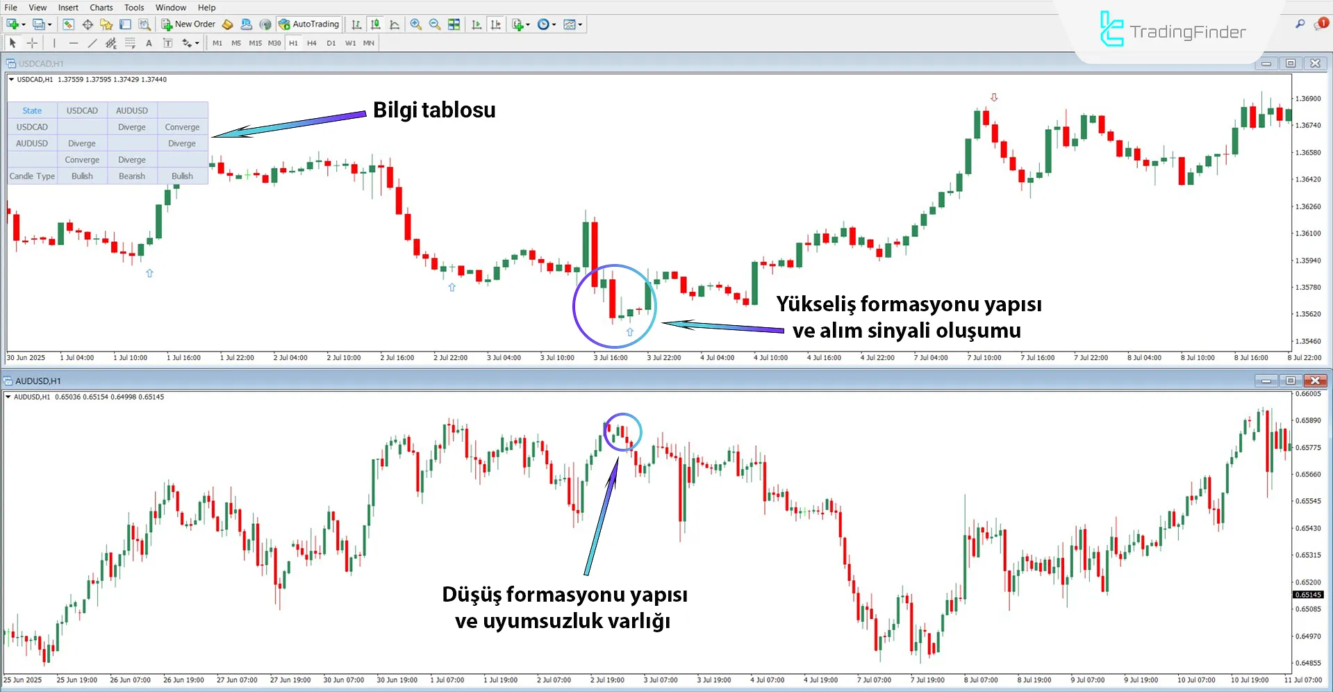Quarterly Theory ICT 03 Göstergesi MT4 için indir – Ücretsiz – [TradingFinder] 1