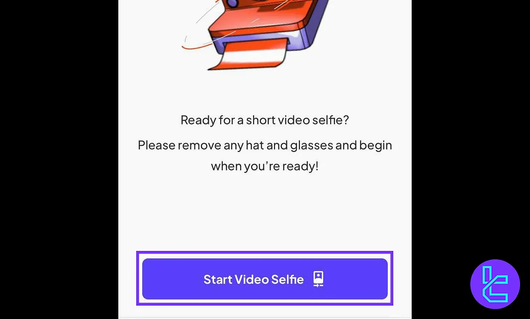 Coinmetro selfie video for KYC