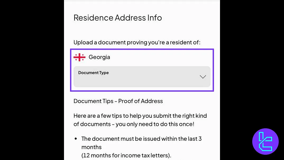 Coinmetro verification proof of address