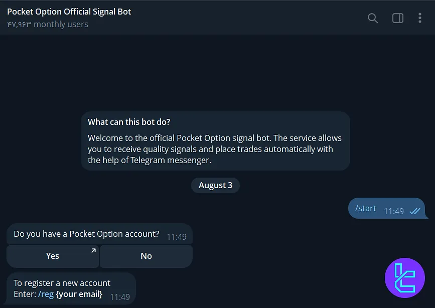 pocket option signal bot