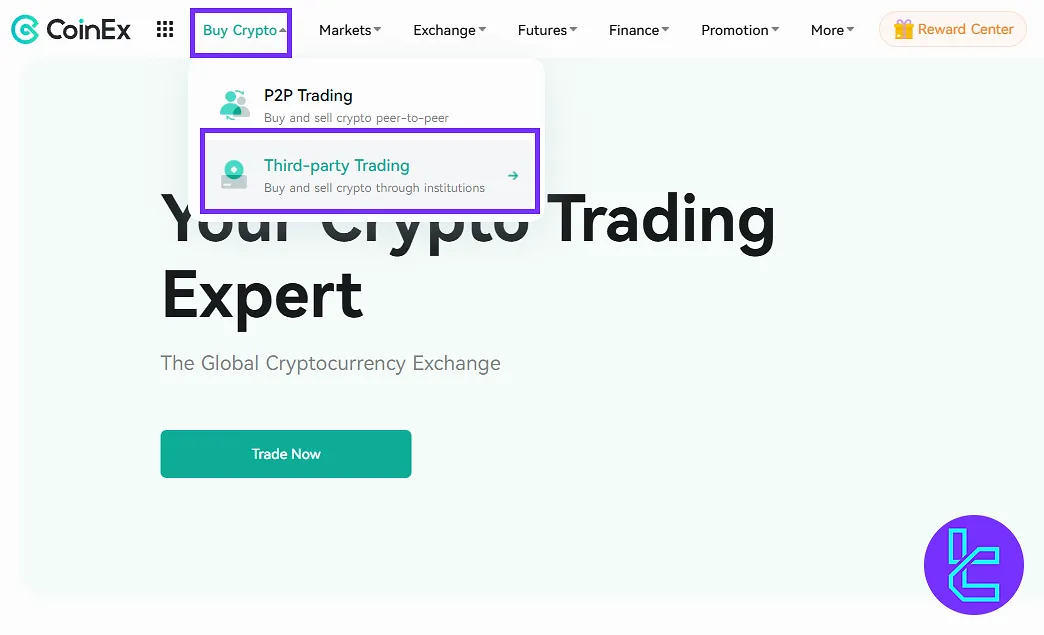 CoinEX Visa/Mastercard deposit access