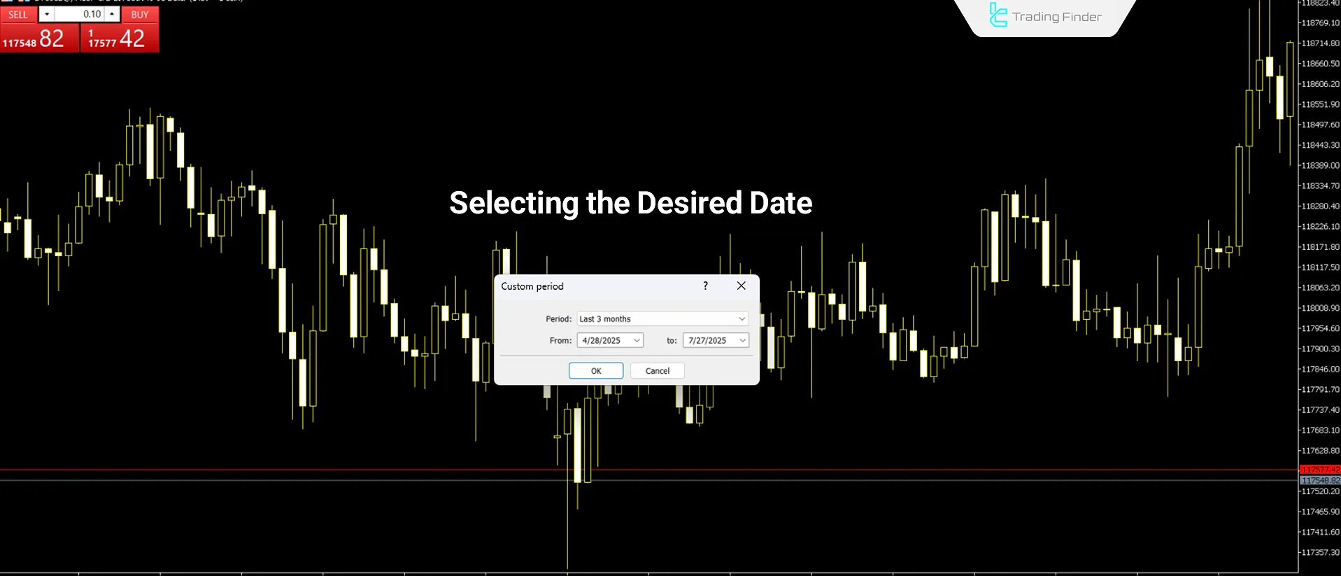 Selecting Desired Date