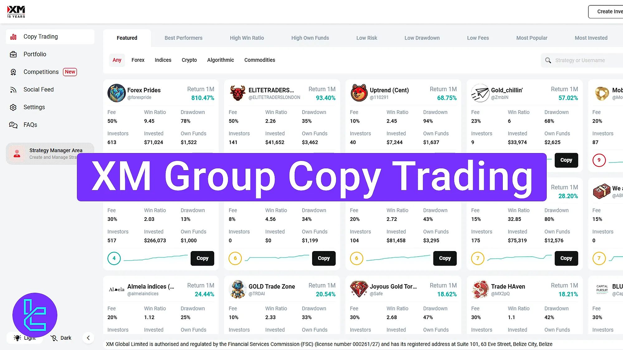 XM Group Copy Trading 2026 – Minimum Investment $50