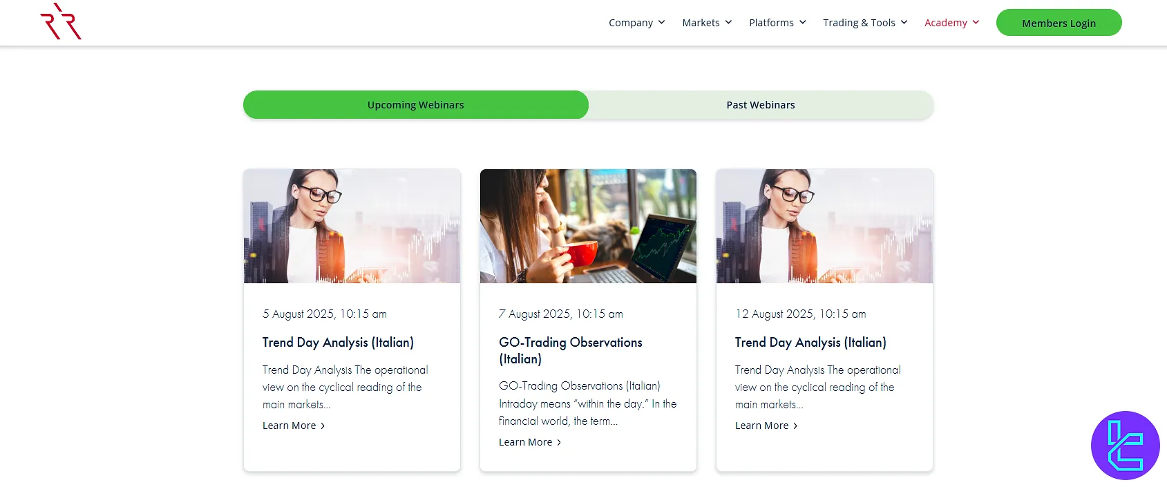 Errante Webinars
