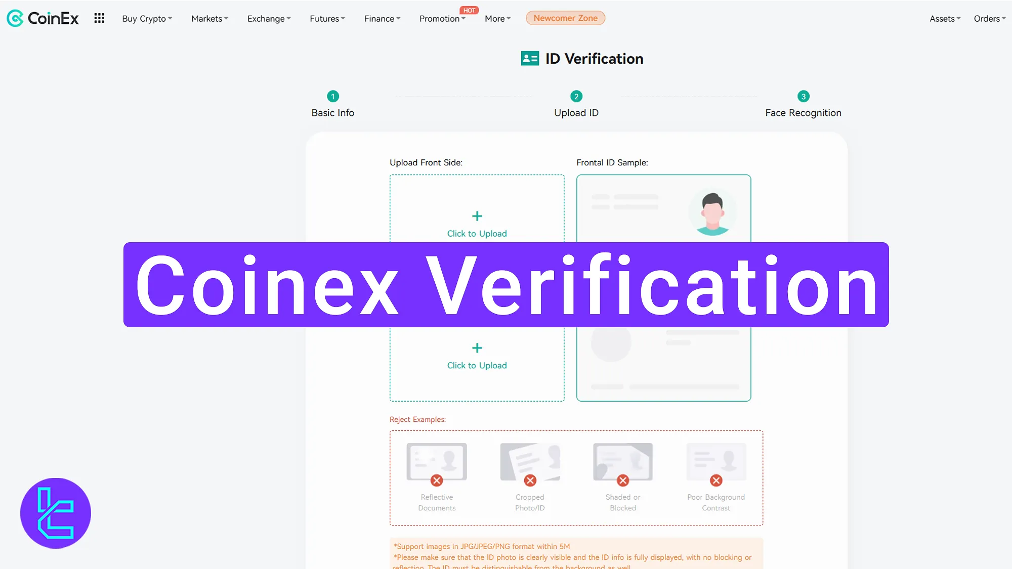 CoinEX Verification