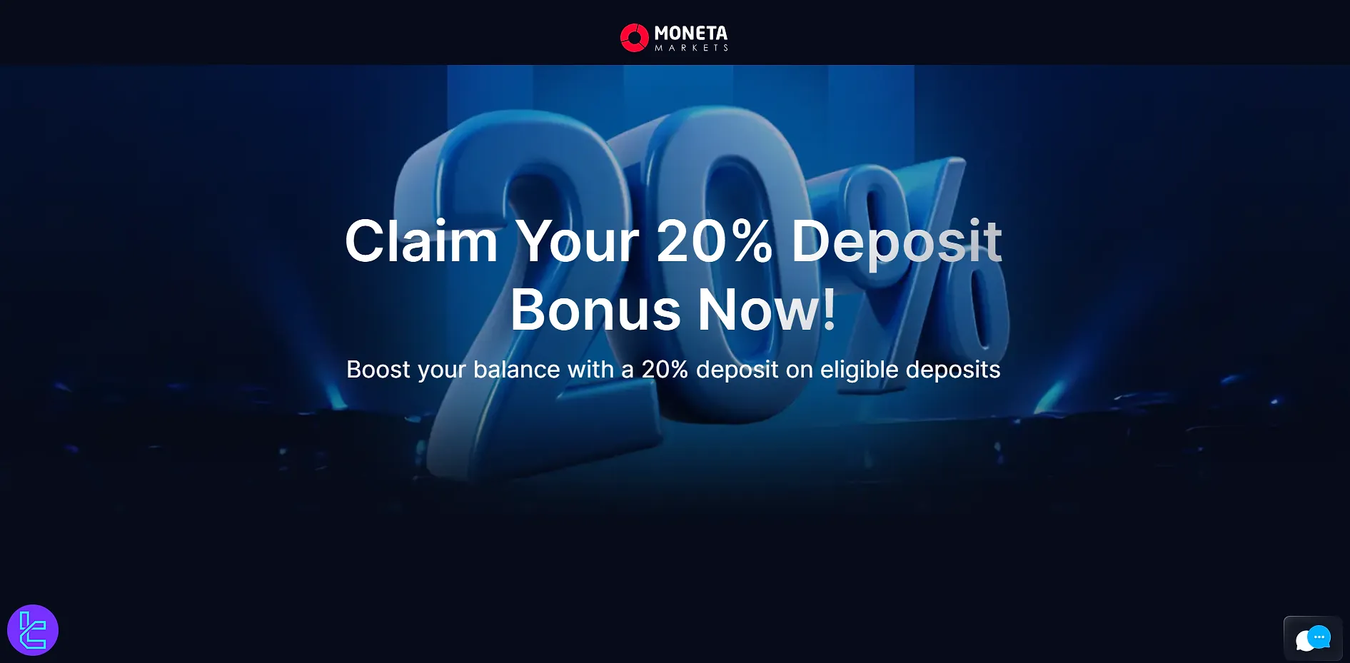 Moneta Markets Bonus