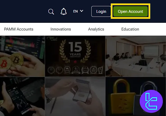 IFC Markets open account