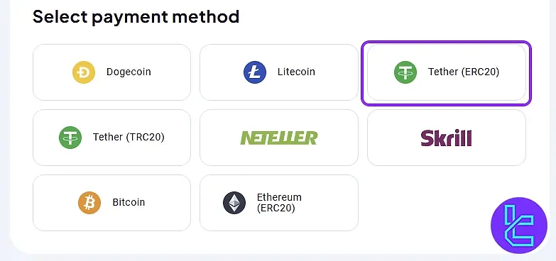 OctaFX ERC20 Withrawal