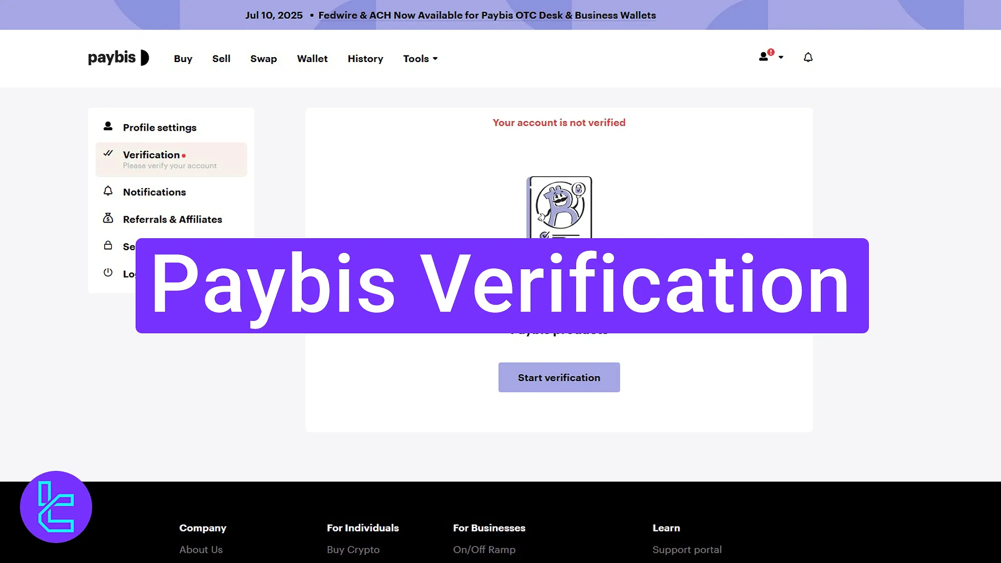 Paybis Verification 2025 [4-Step Process with POI and Liveness Check]