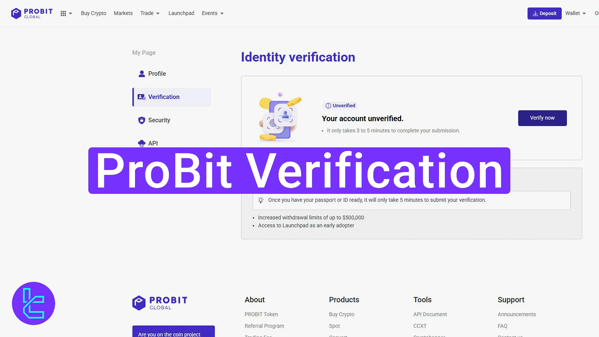 ProBit identity check tutorial