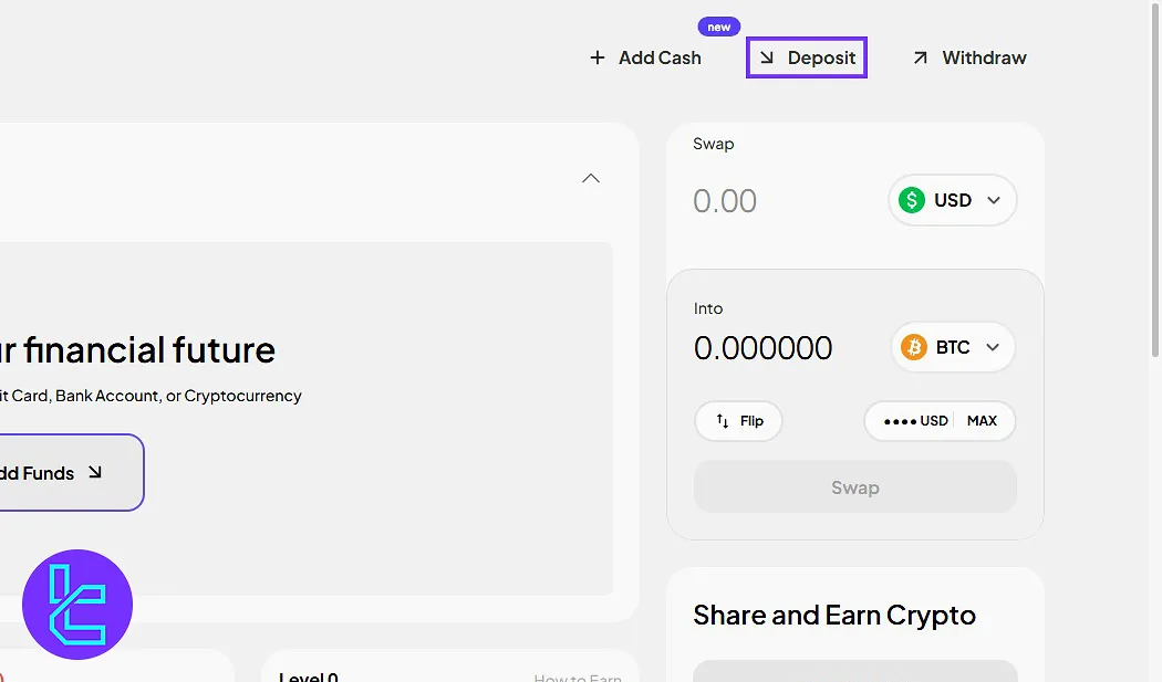 Accessing Coinmetro deposit section fund via USDT ERC20