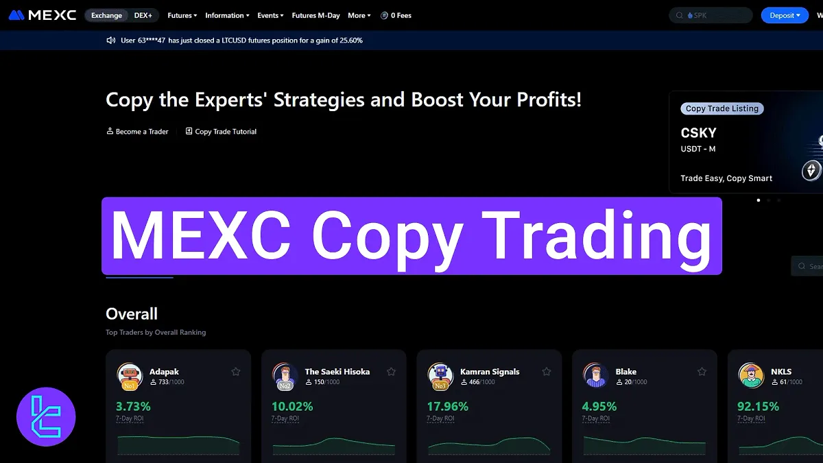 MEXC Copy Trading 2025 [5-Step Activation]