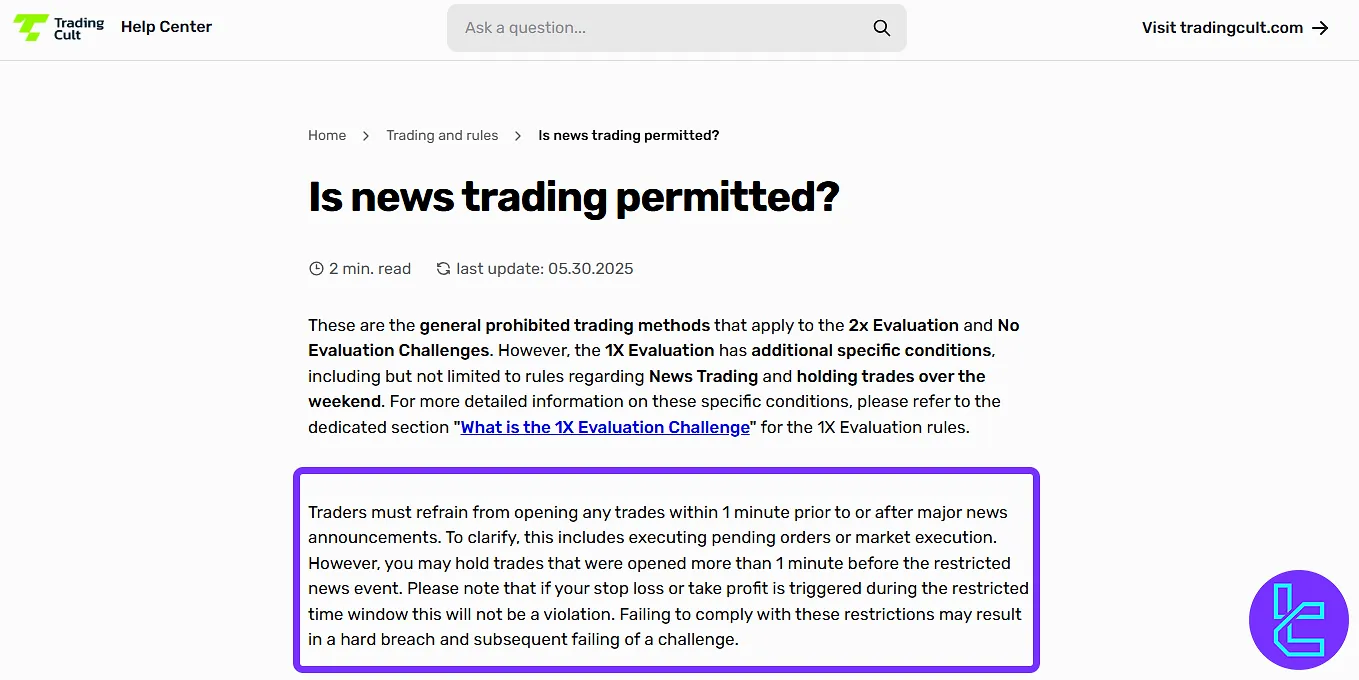 Trading Cult news trading