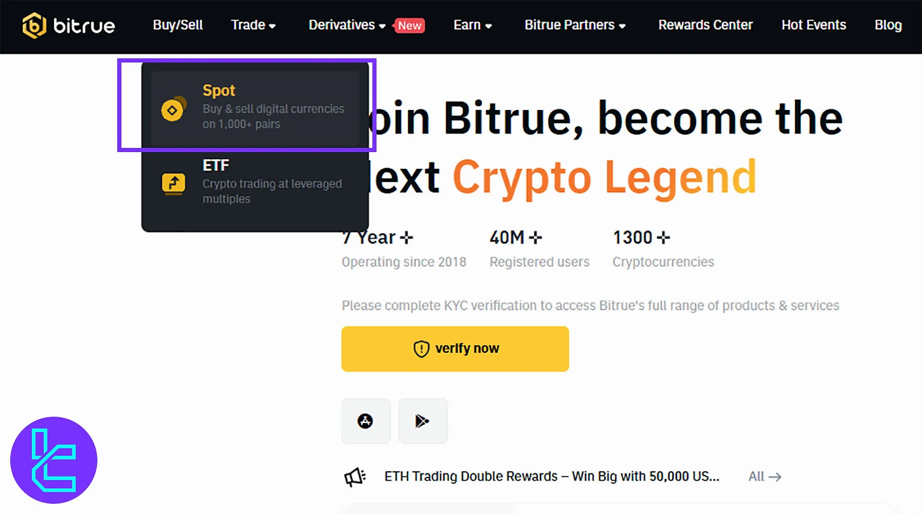 Bitrue Spot Trading