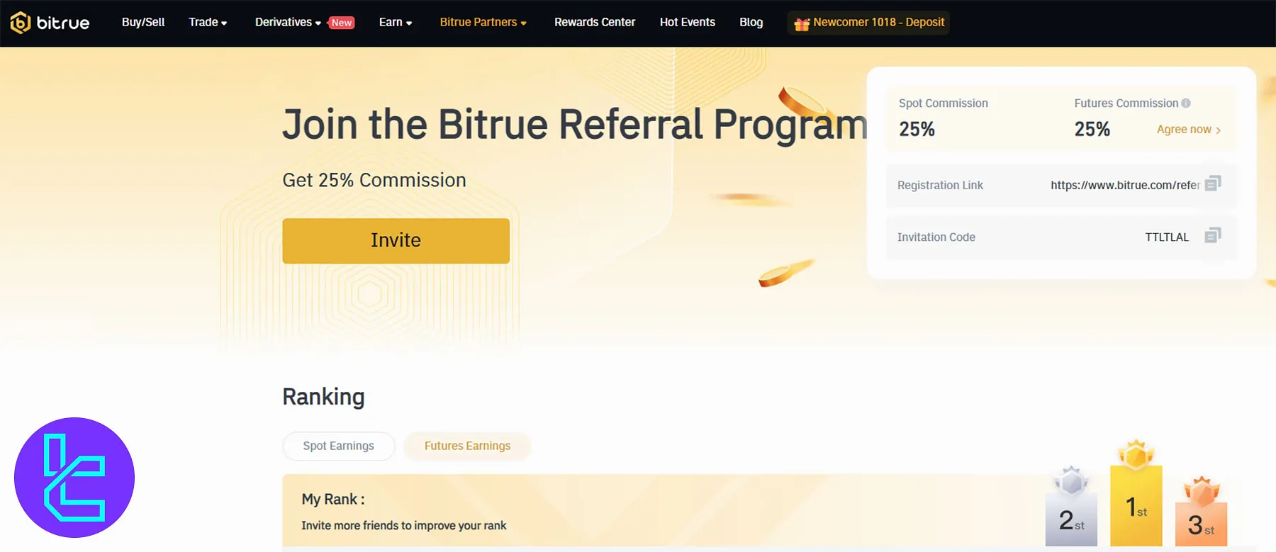 Bitrue Referral Program
