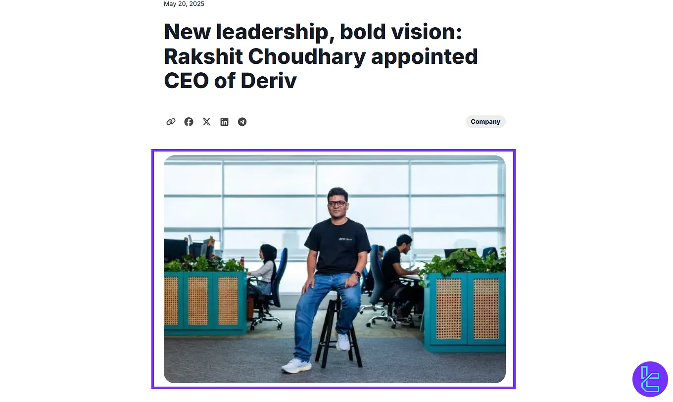 Deriv CEO photo