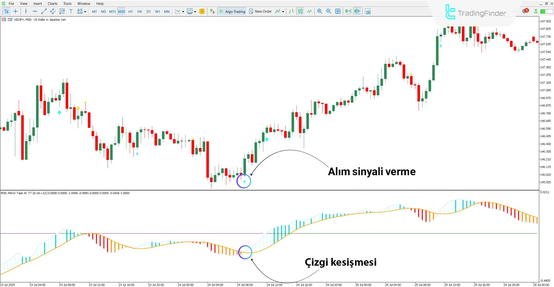 MACD Tape Osilatörü MT5 için İndirme – Ücretsiz – [TradingFinder] 1