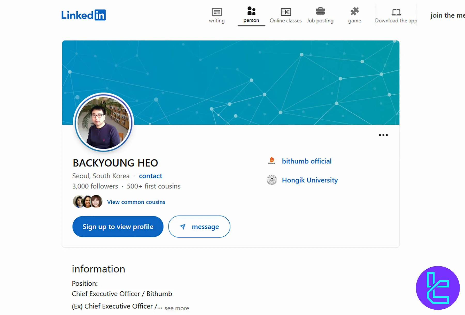Bithumb CEO