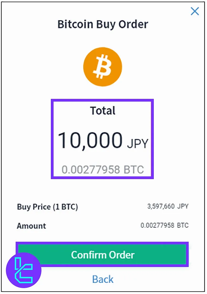 BitFlyer Quick Buy/Sell Feature