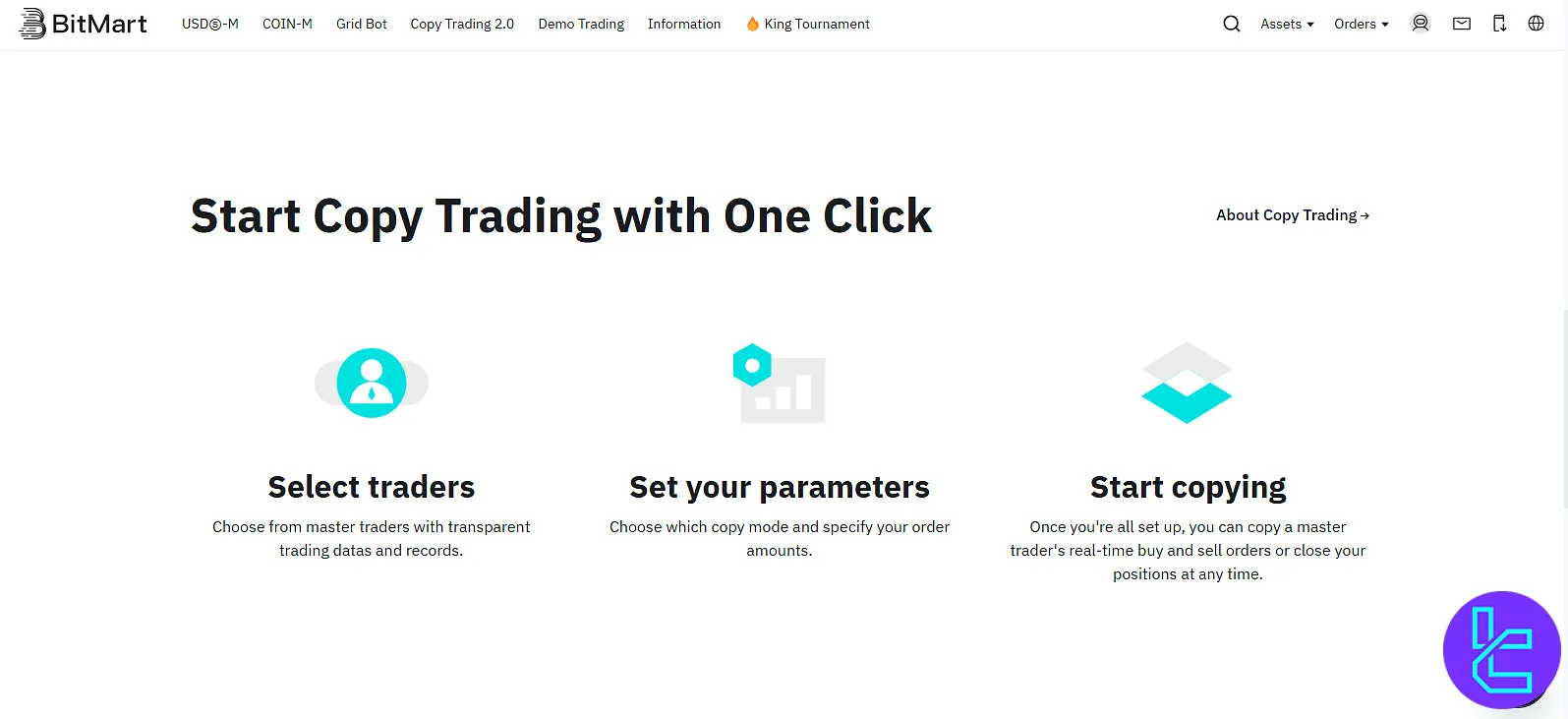 BitMart’s copy trading page