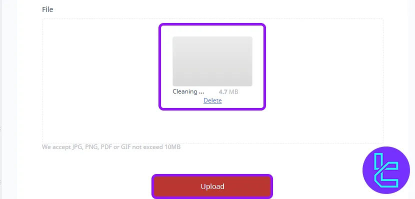 Uploading ID card images for Doo Prime KYC