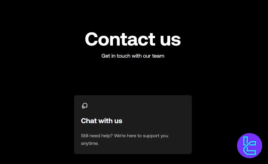OKX contact us page