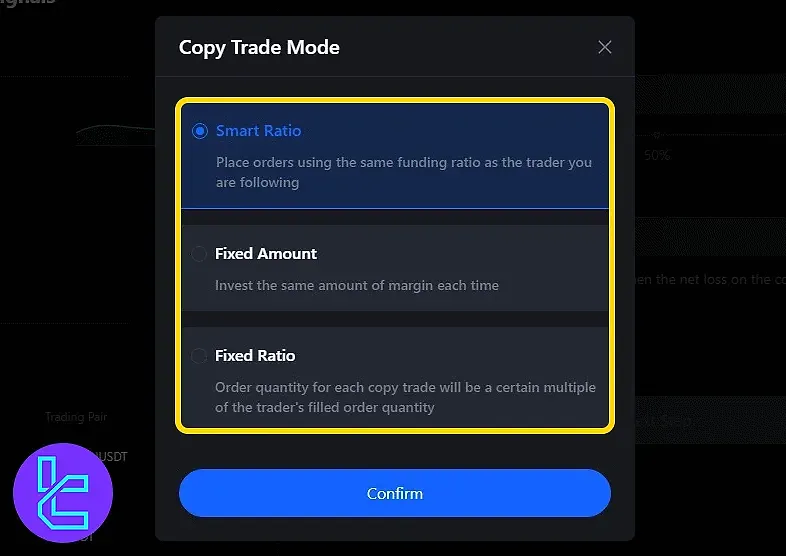 MEXC Copy Trading Modes