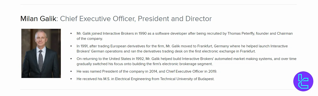 Interactive Brokers CEO