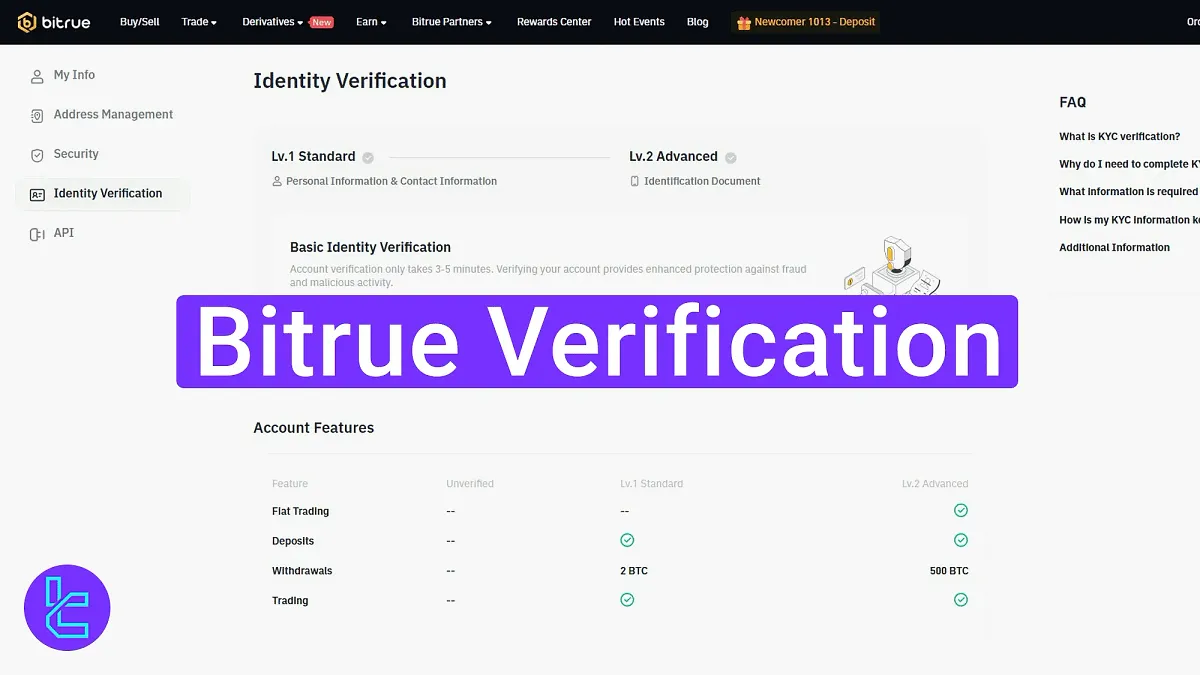 Bitrue Verification 2025 [2-Level KYC Guide]