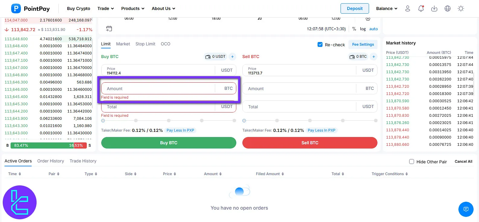 PointPay trade volume