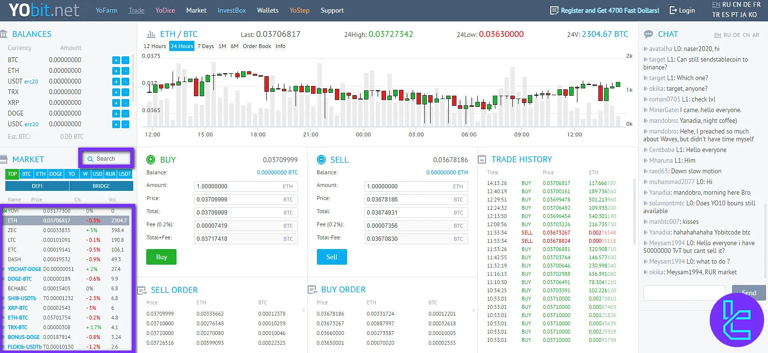 YoBit.net trading pair