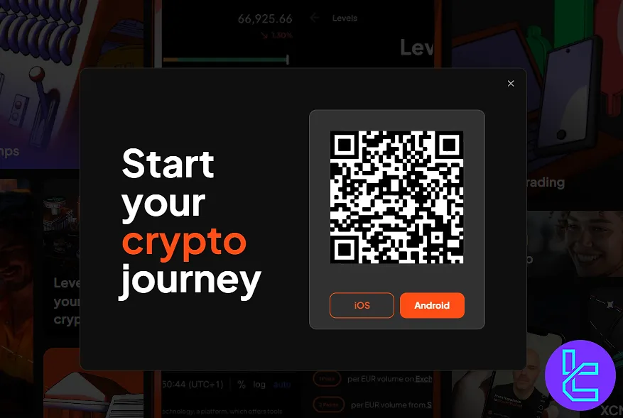 Coinmetro app download QR code