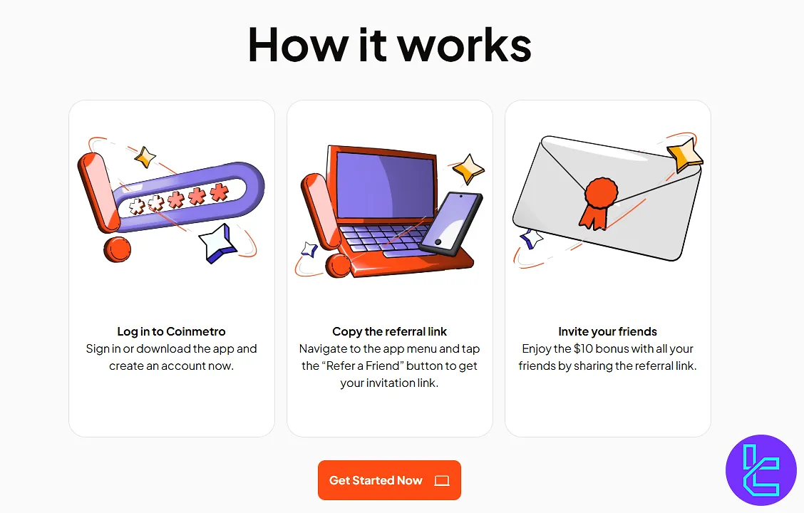 How to join Coinmetro referral program