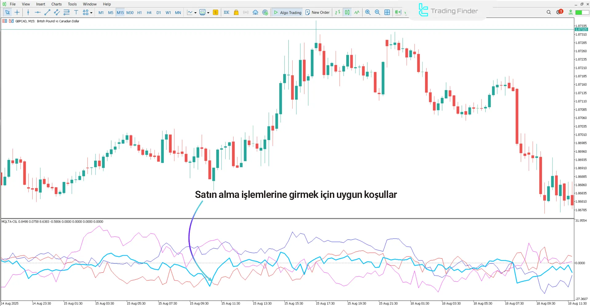 Gelişmiş Para Birimi Güç Göstergesi MT5 – Ücretsiz İndirme [TradingFinder] 1
