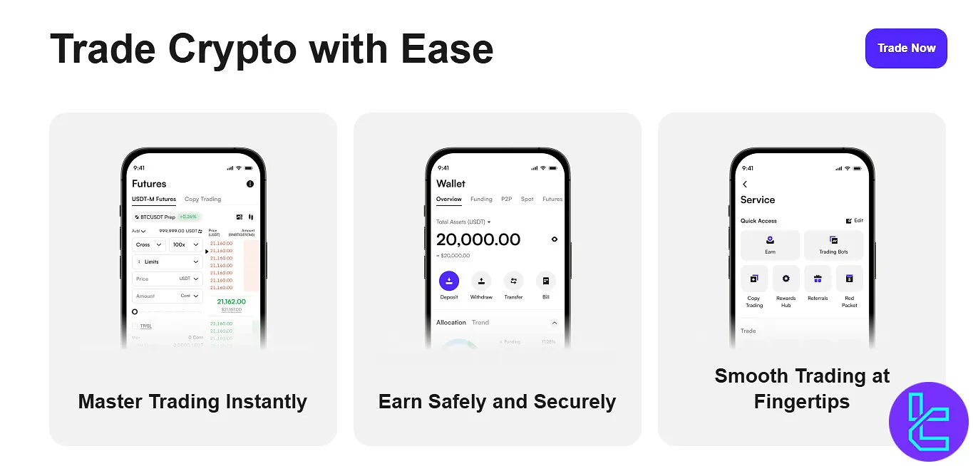 CoinW mobile app