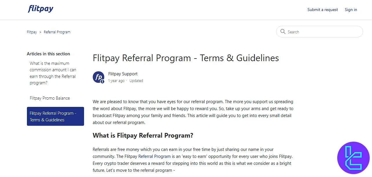 Flitpay referral program