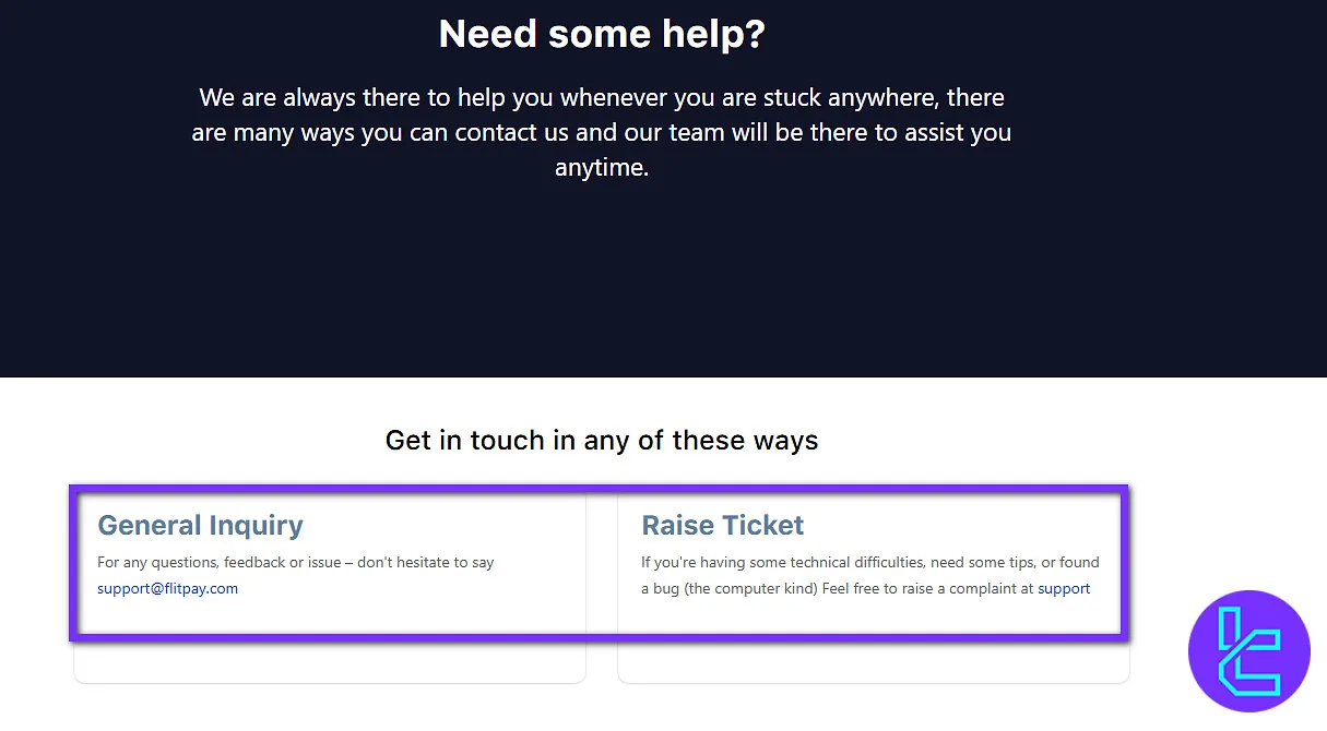 Flitpay support