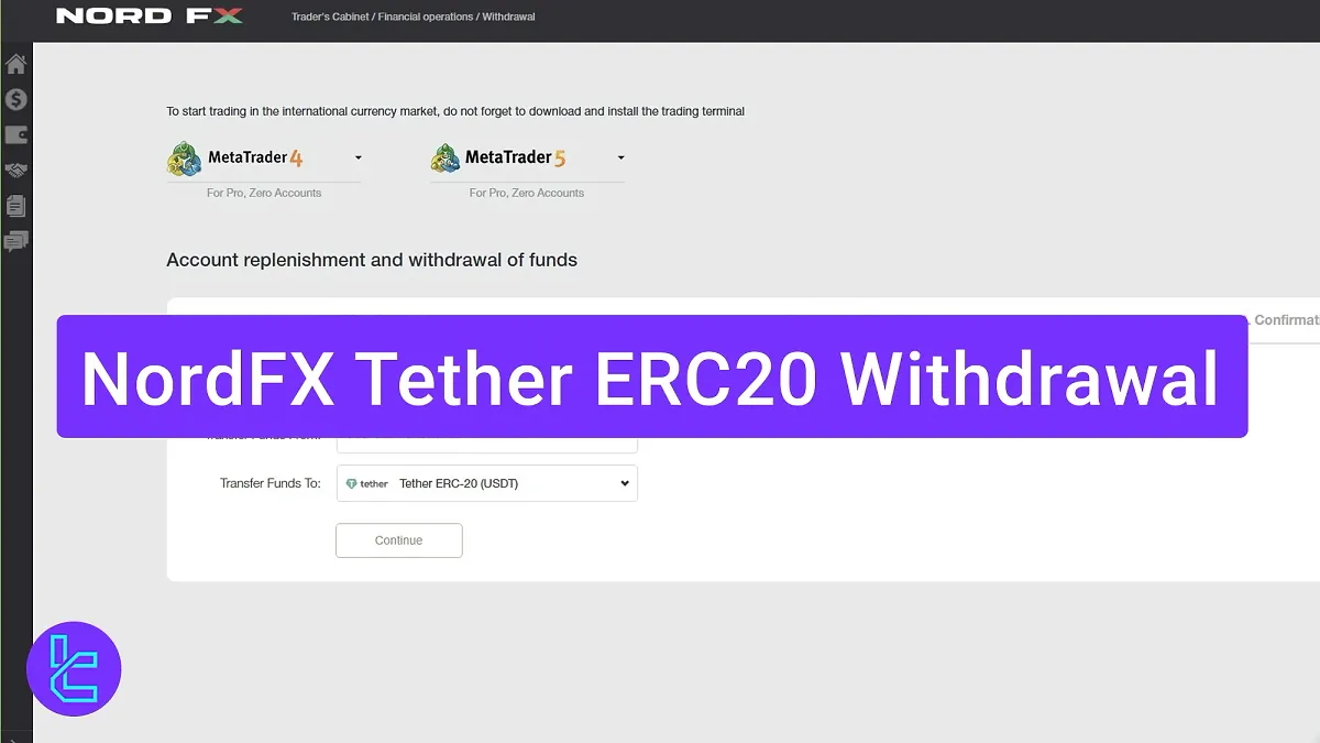 NordFX Tether ERC20 Withdrawal 2025 [Payment Fee $5]
