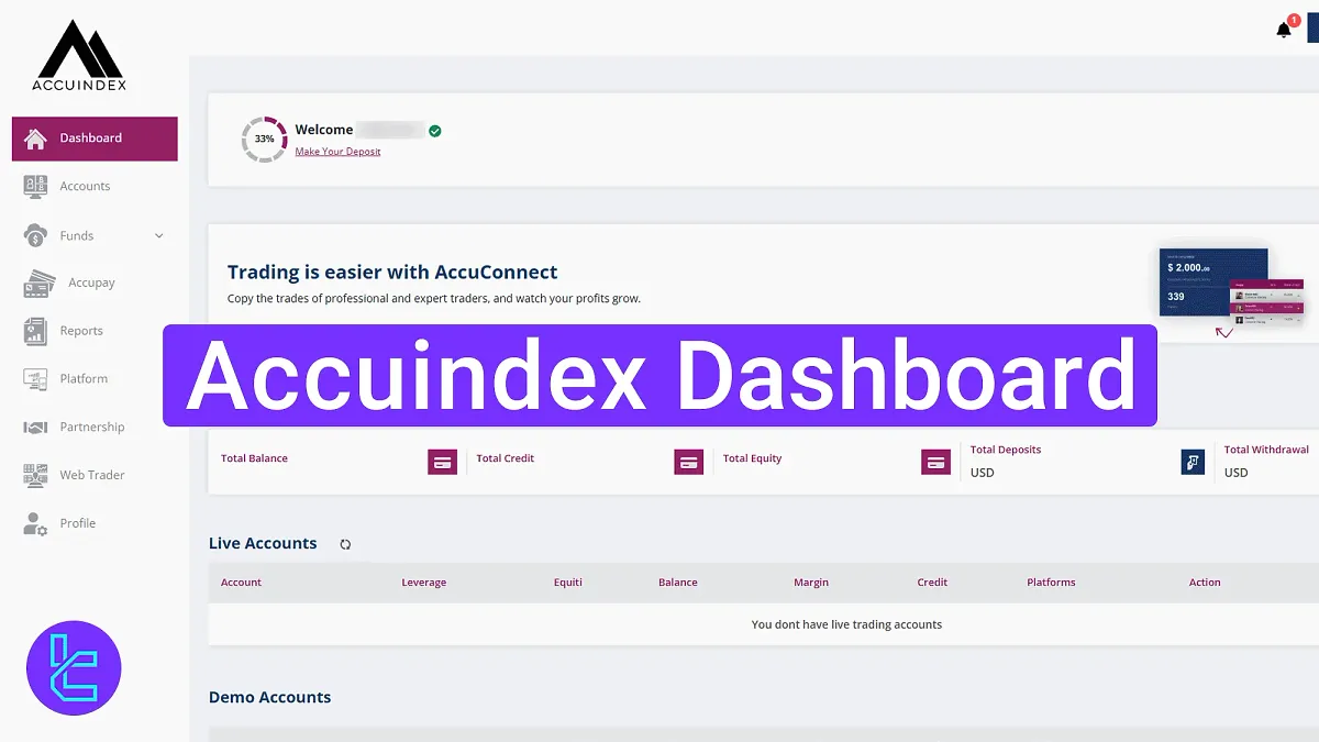 Accuindex Dashboard 2025 [Accounts, Profile, Web Trader, and More]