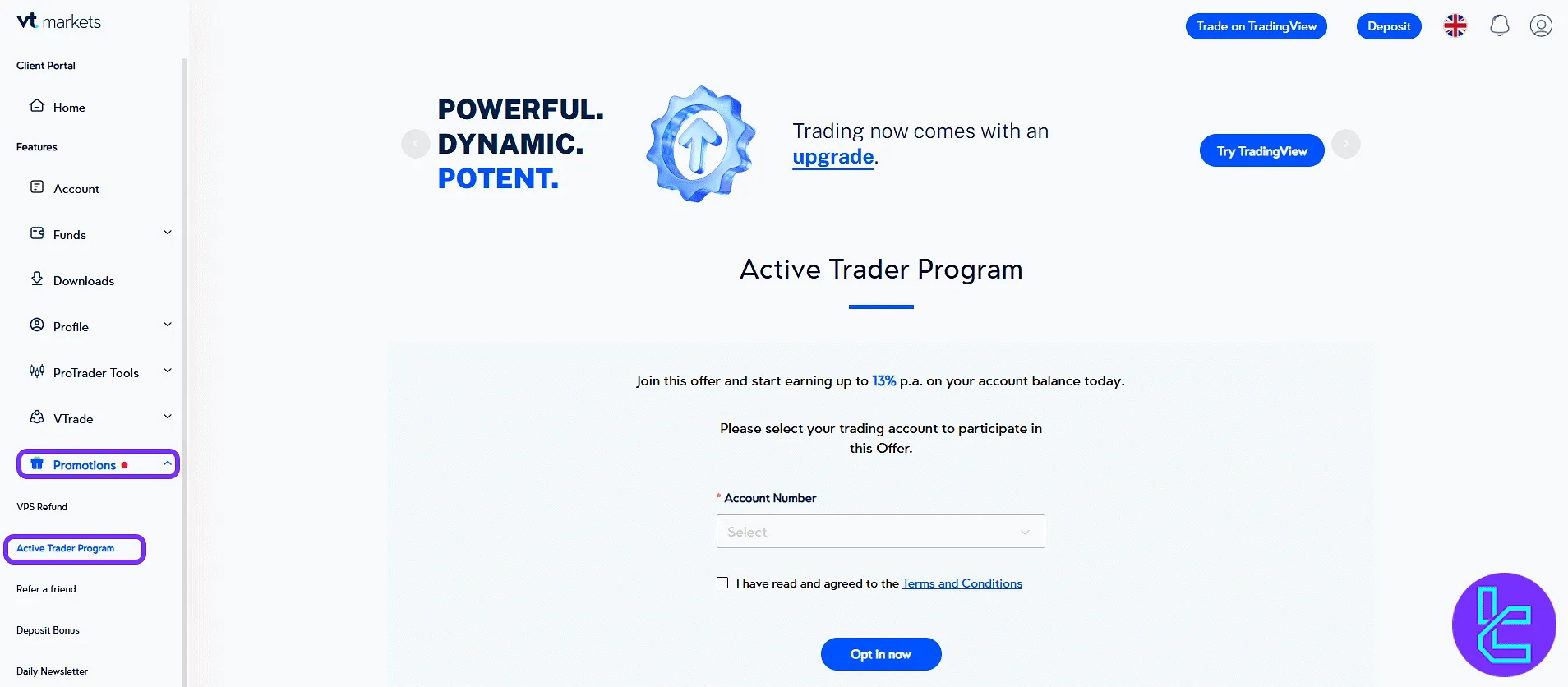 VT Markets cashback offer for high-volume trading via the cabin