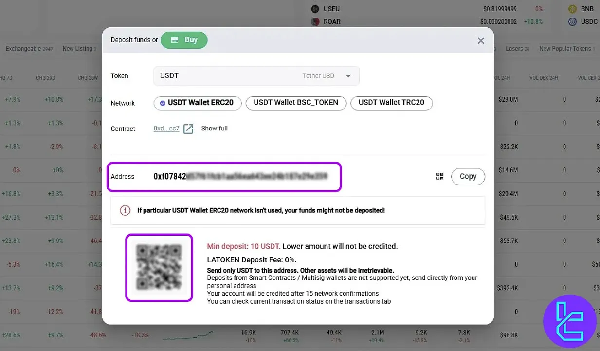LATOKEN scan the QR code