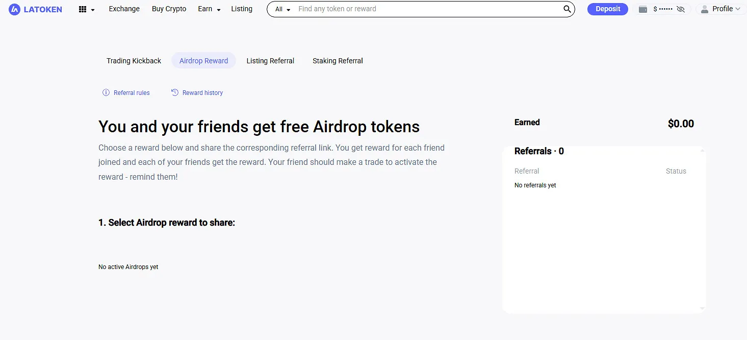 LATOKEN airdrop bonus