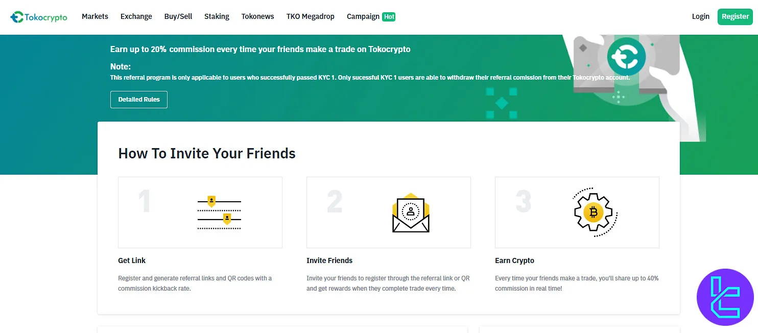 Tokocrypto referral bonus