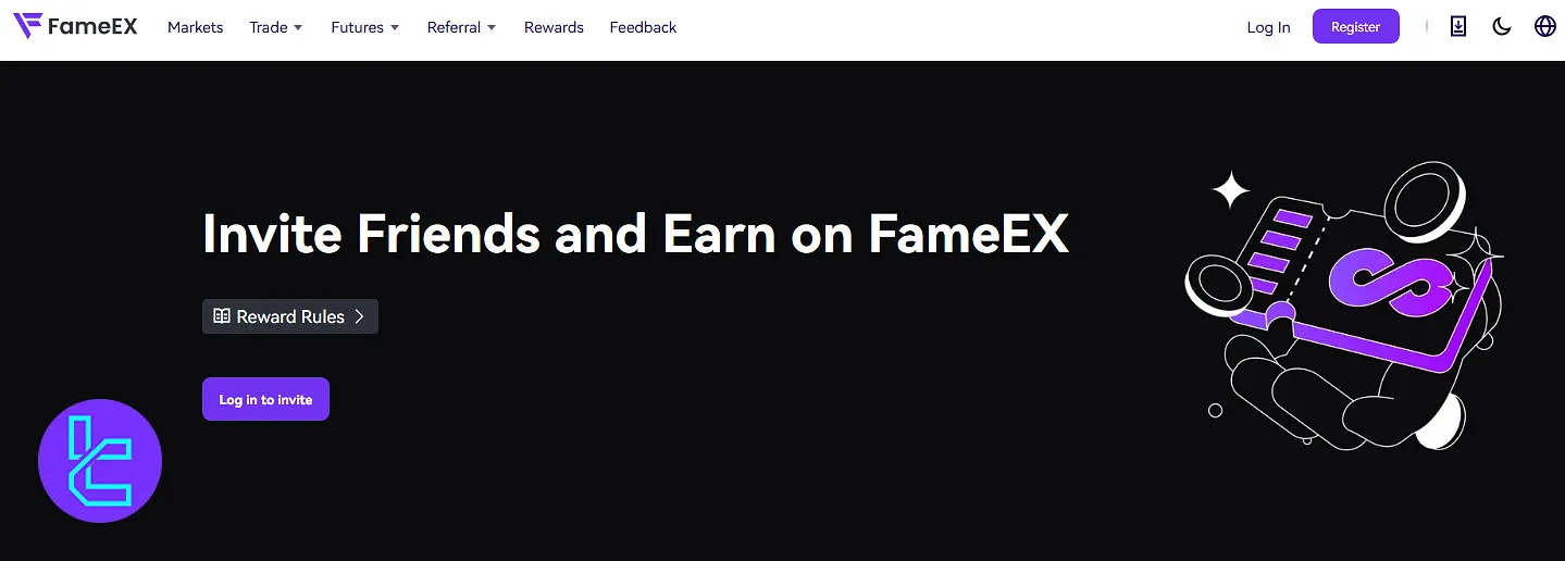 FameEX referral bonus