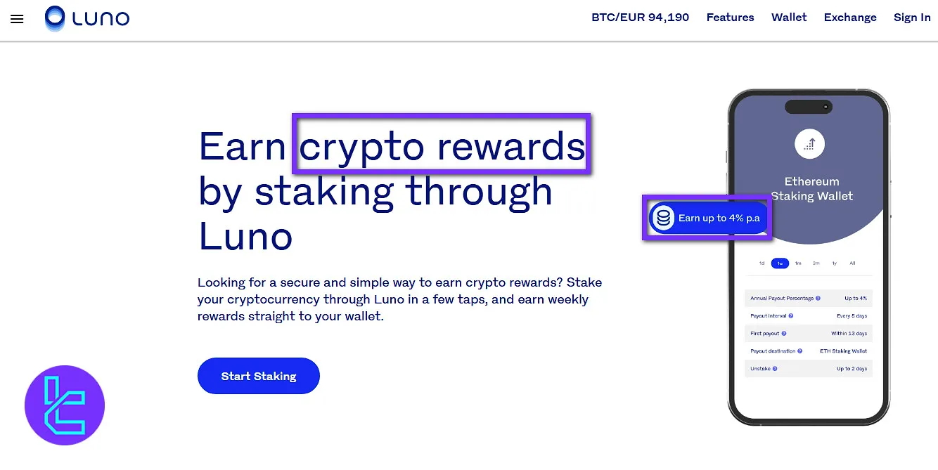 Luno staking bonus
