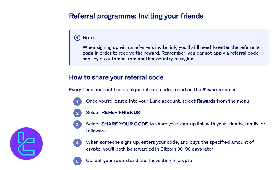 Luno referral program