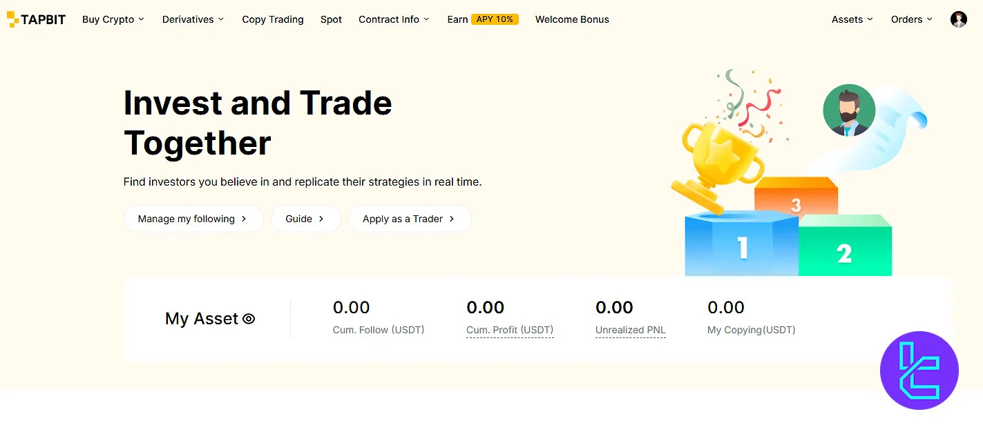 Tapbit copy trading