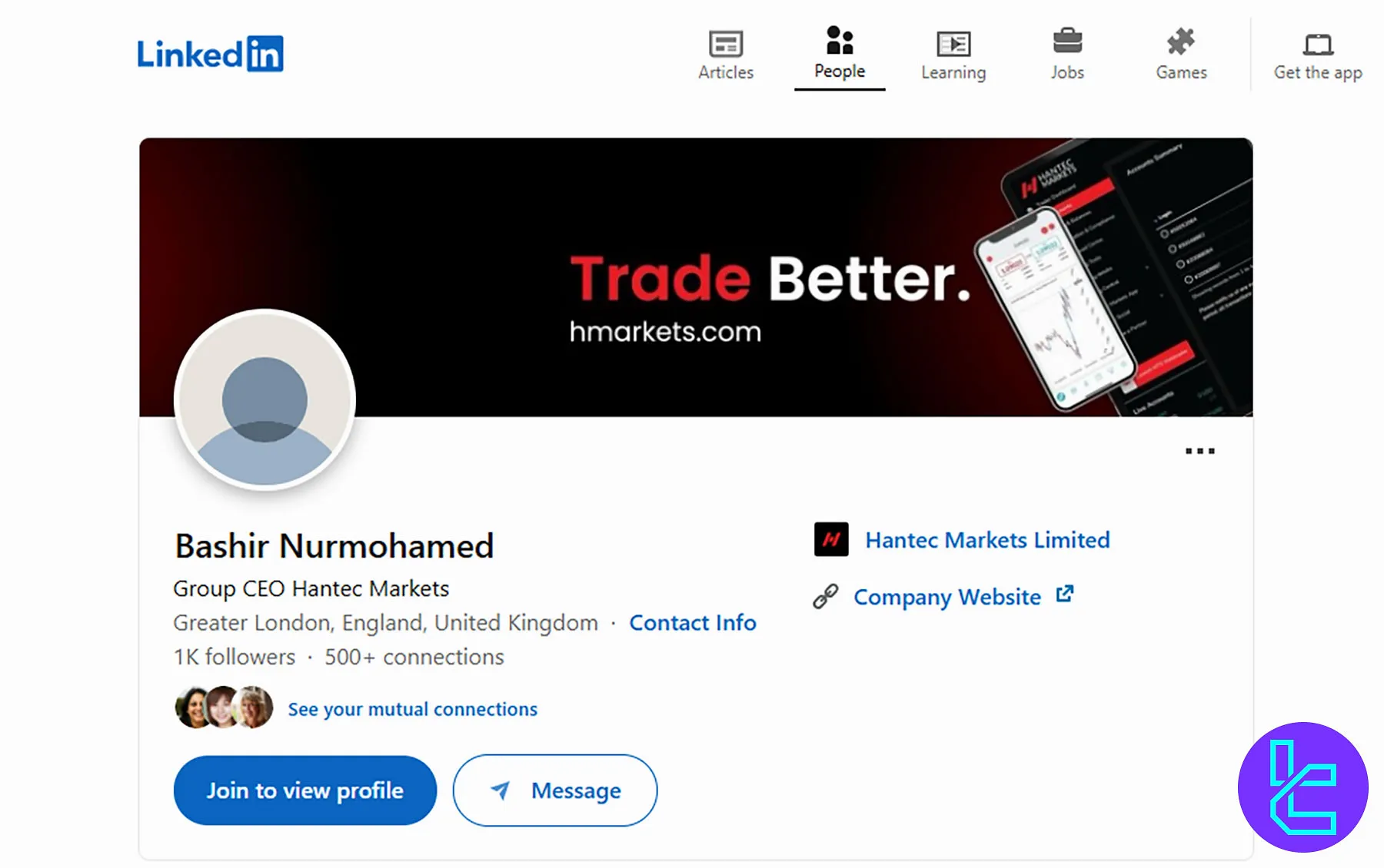 Hantec Trader CEO